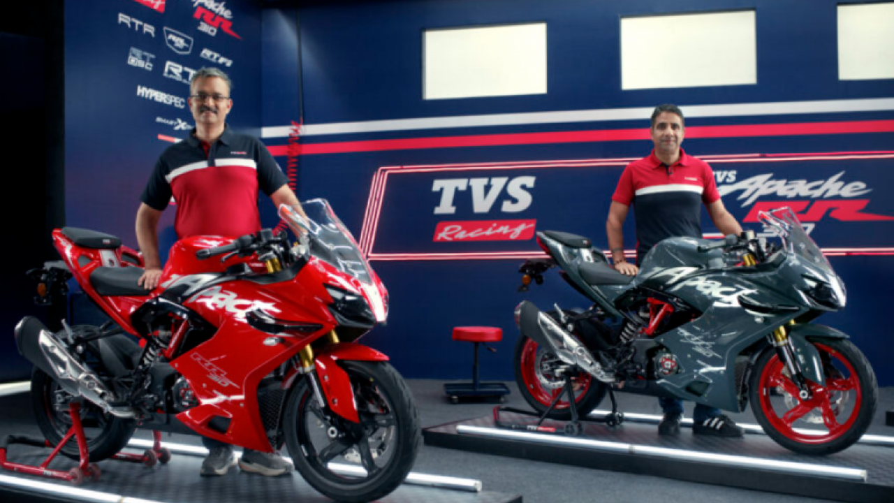 TVS Apache RR 310 Kembali Meluncur Dengan Tambahan Fitur Moge Terbarunya!