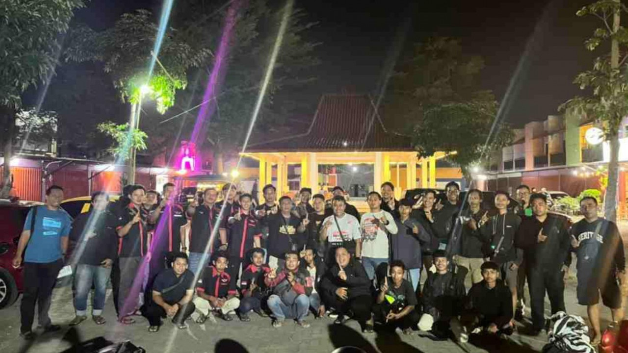 Kompak dan Solid! Intip Momen Spesial Perayaan Hari Jadi ke-11 Paguyuban Motor Honda Kediri