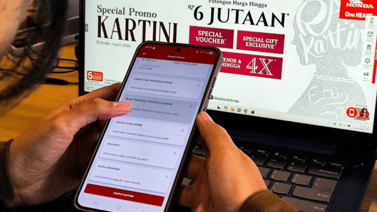 Gak Perlu Bingung Cek Garansi Motor Honda, Kini Bisa Lewat Aplikasi Wanda