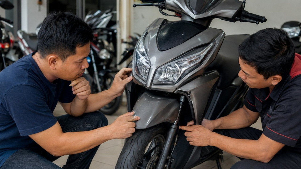 Jangan Tertipu Tampilan Mulus, Ini Ciri Motor Bekas Pernah Tabrakan