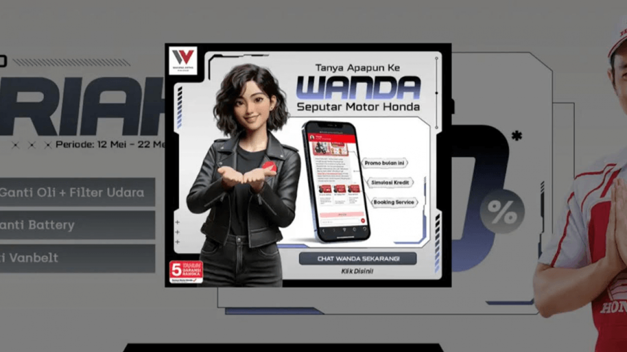 Wanda Siaga 24 Jam, Siap Layani Pemilik Motor Honda Kapan Saja