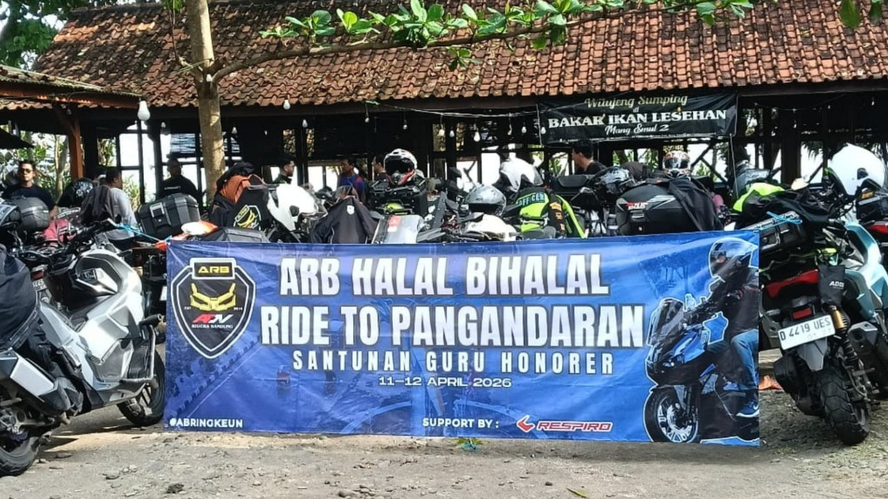 Touring Halal Bihalal Komunitas ADV Riders Bandung 2026, Jelajah Jalur Selatan Hingga Pangandaran