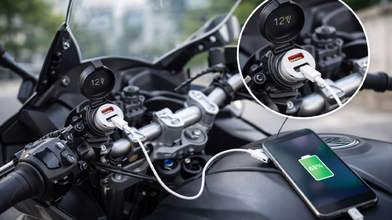 Power Socket 12V Motor: Fitur Kecil yang Diam-Diam Jadi Penyelamat Rider Saat Touring Jauh