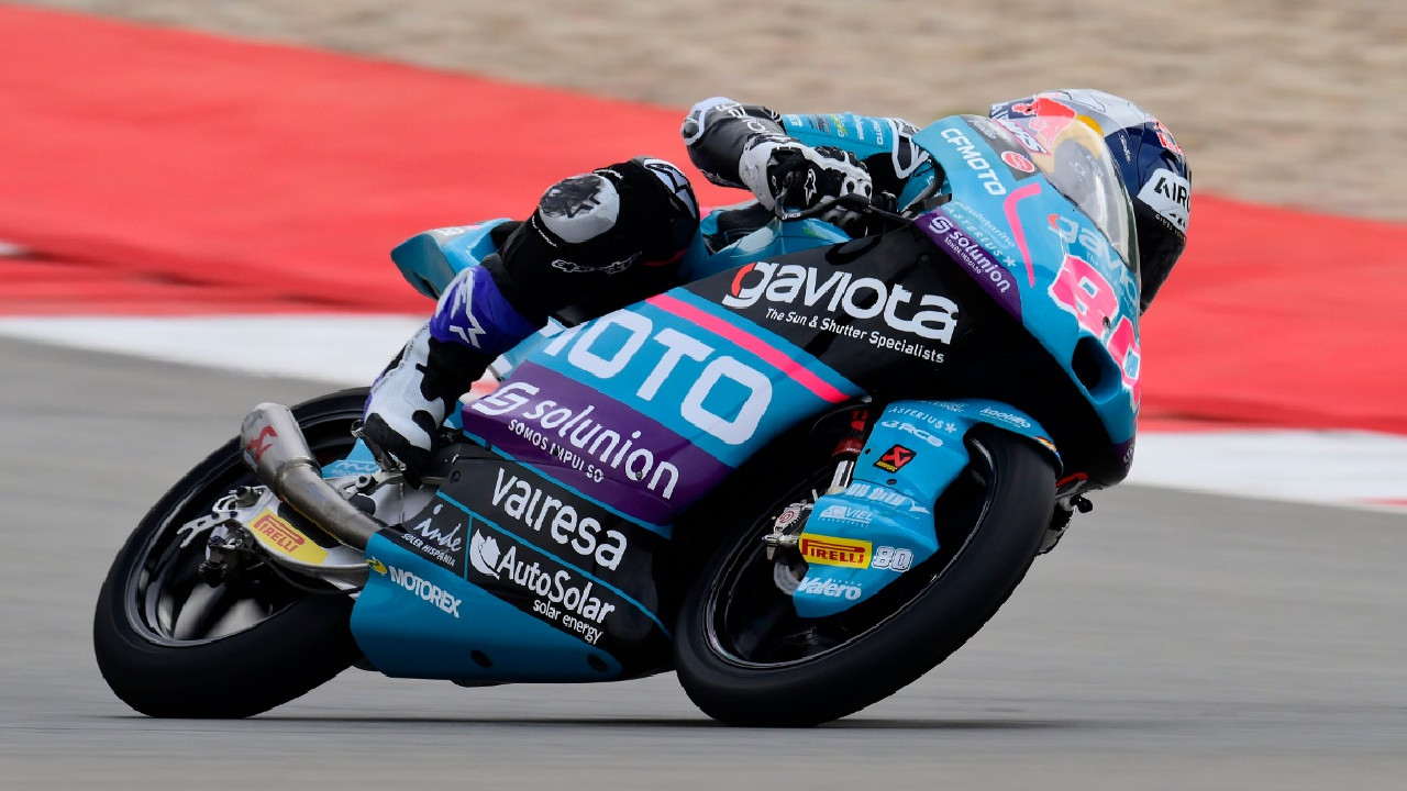 David Alonso Raih Pole di Moto3 Spanyol 2024