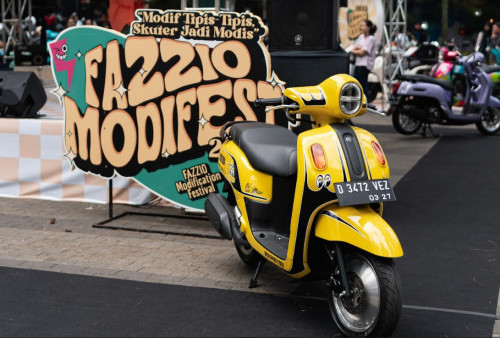 Puluhan Modifikasi Classy Yamaha Adu Keren di Fazzio Modifest 2024 Bandung