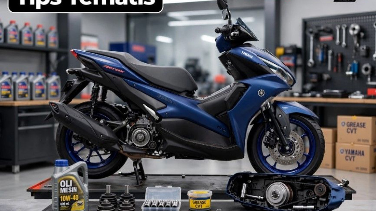 Panduan Servis Yamaha Aerox Berdasarkan Kilometer, Jangan Sampai Telat Ganti Oli dan Roller