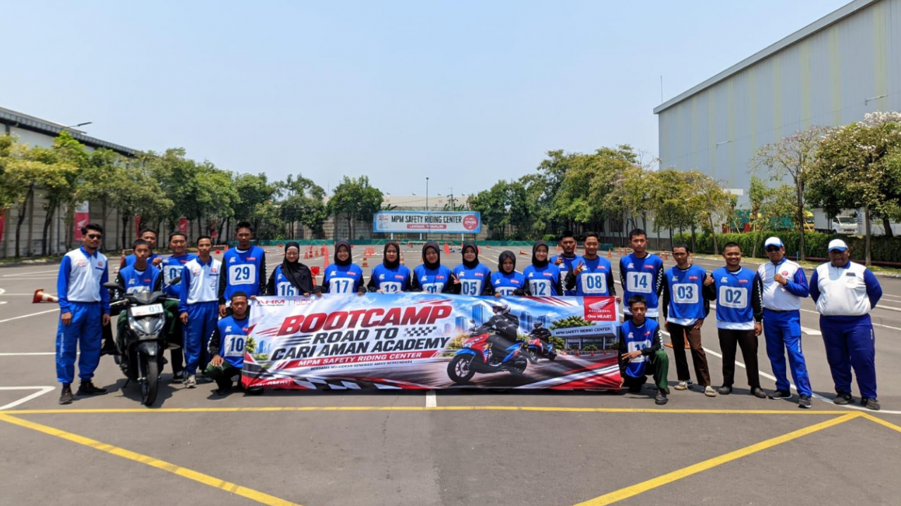 Cari Aman Bootcamp 2026, MPM Honda Jatim Perkuat Kompetensi Safety Riding Pelajar