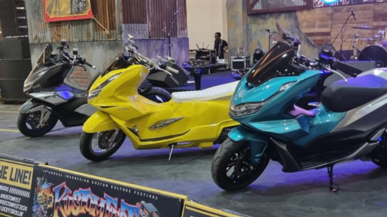 Honda Dream Ride Project Lahirkan Tiga Karya Modifikasi PCX 160 di Kustomfest 2024!