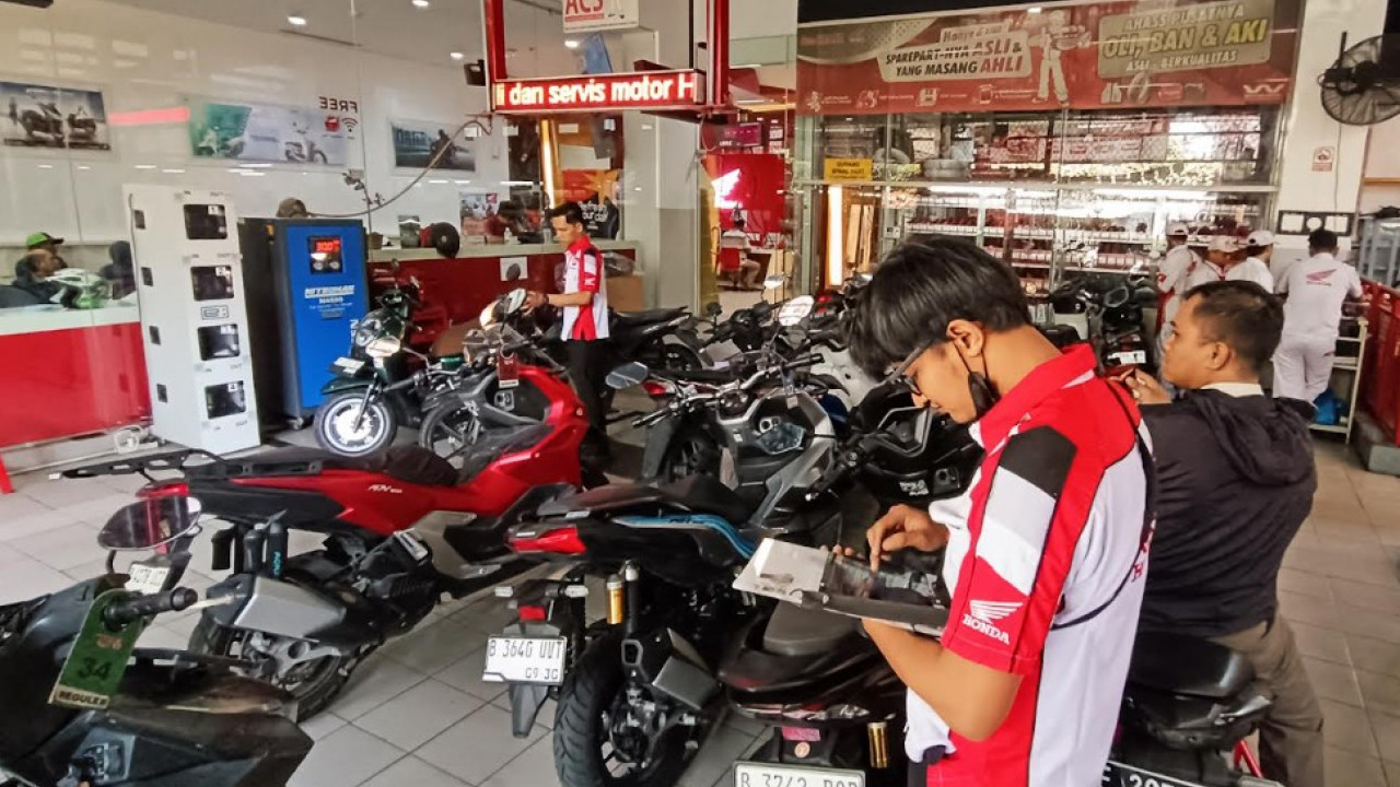 Promo Harpelnas, AHASS Jakarta - Tangerang Kasih Diskon Servis Matic Honda 20 Persen