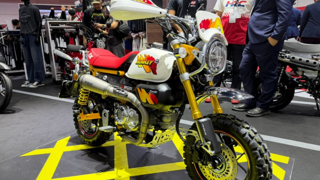 Pesona Honda Monkey EX Custom Edition, Bawa Nuansa Balap Gurun BAJA yang Bikin Pangling