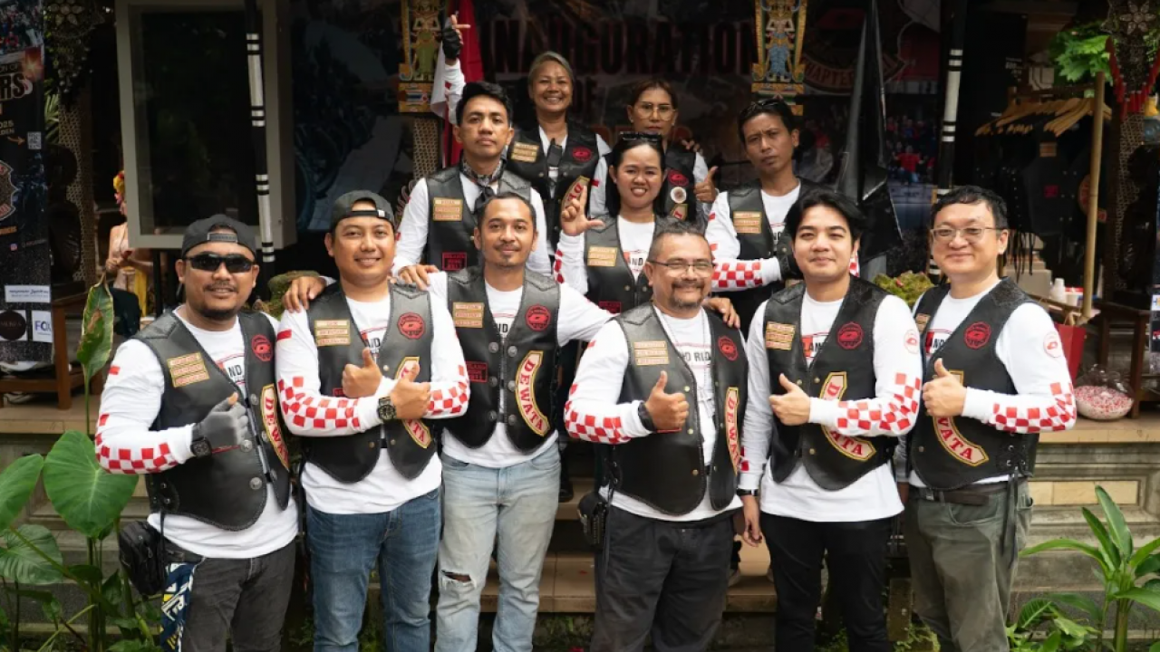 Resmi Terbentuk, QJRiders Chapter Bali Siap Gaungkan Budaya Berkendara Positif