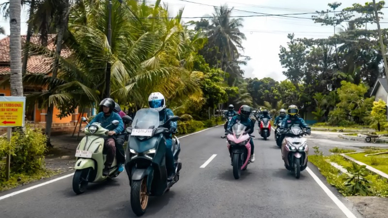 Serunya Touring Yamaha Ride to Reunion Jelajah Batu Karas Pangandaran