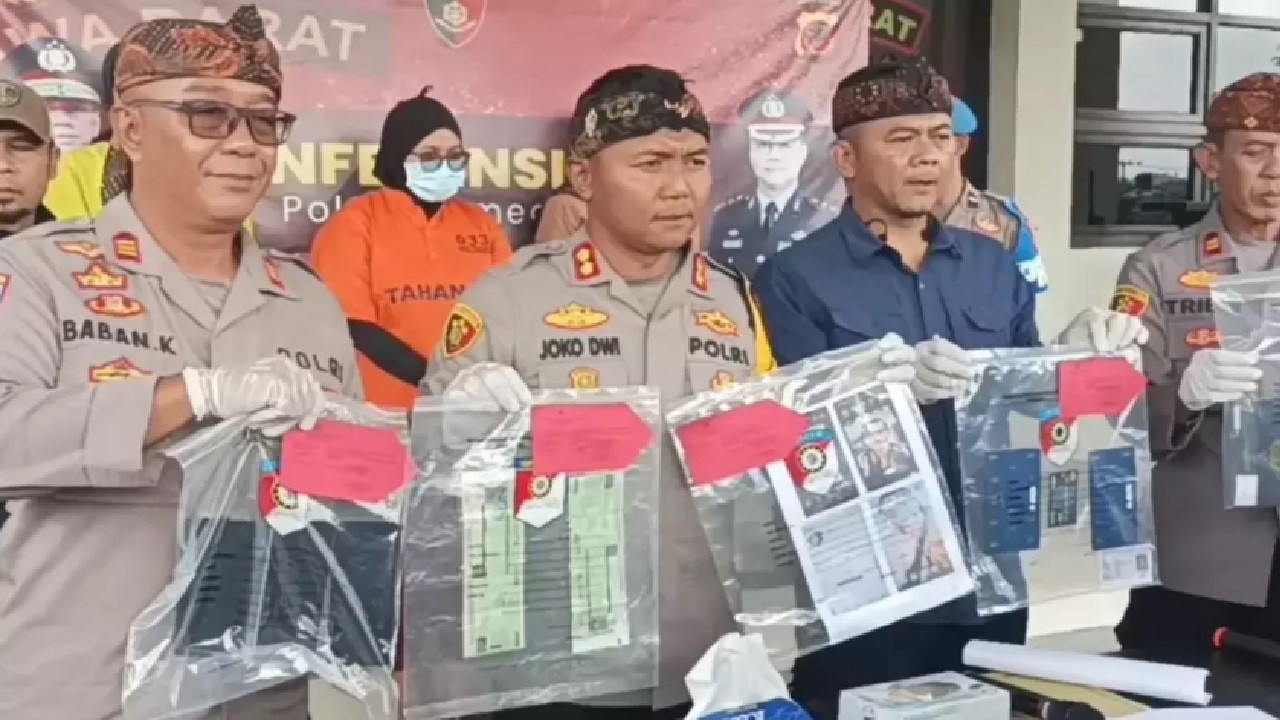 Dua Pelaku Pencurian Kendaraan Sepeda Motor Berhasil Diamankan Polres Sumedang