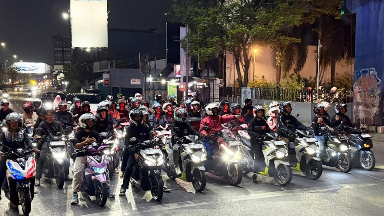 Vario Evo Night Ride Jadi Ajang Silaturahmi Bikers Honda
