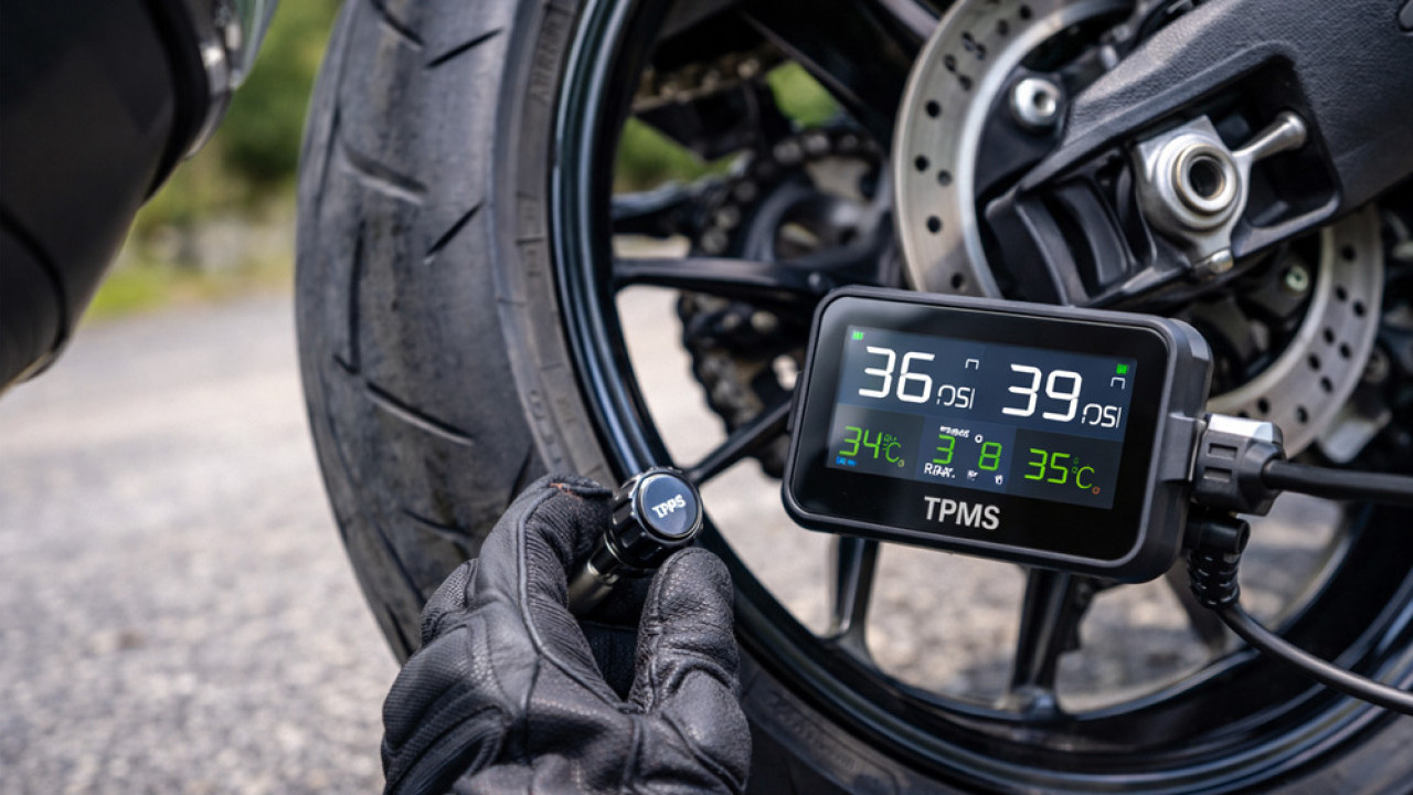Fungsi TPMS di Motor: Alat Kecil yang Diam-Diam Bisa Cegah Ban Meledak di Jalan
