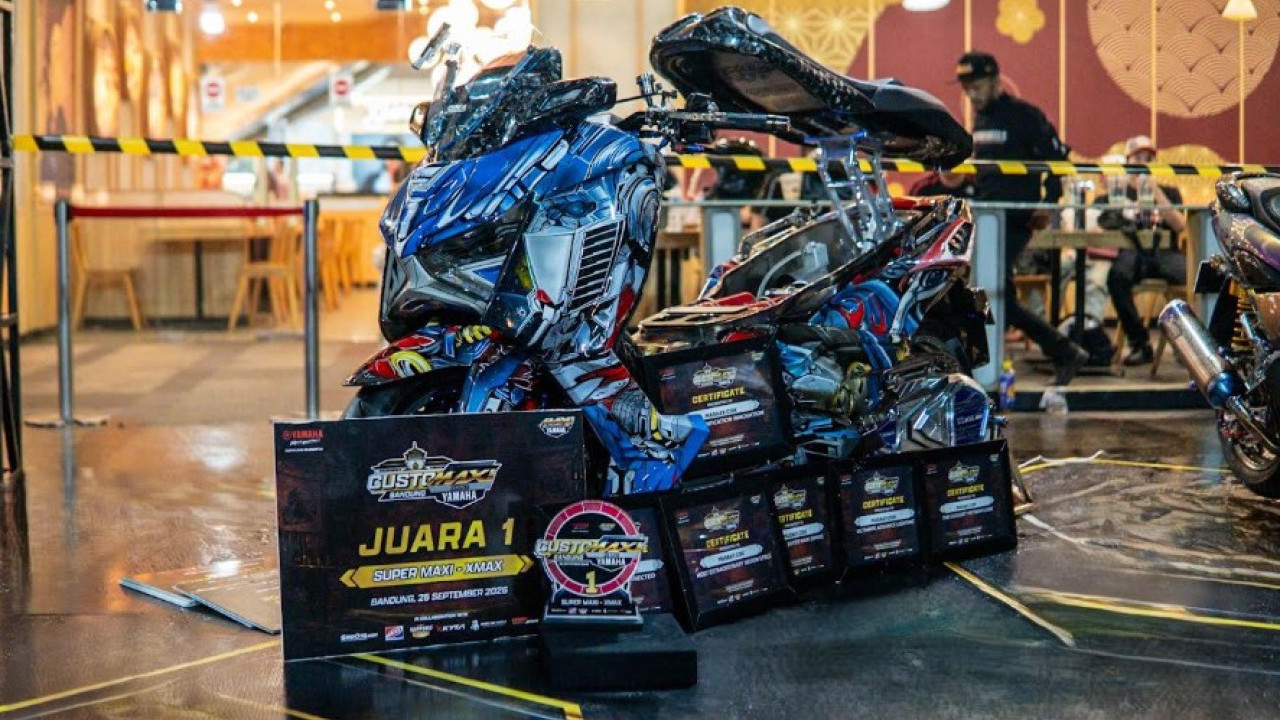 Yamaha XMAX Berubah Jadi Robot, Modifikasi Ekstrem Ini Borong 6 Penghargaan di CustoMAXi 2026 Bandung