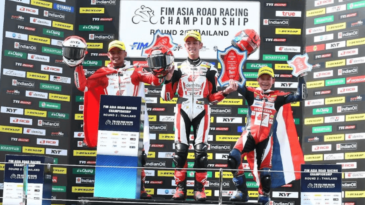 Rheza Danica Sabet Podium di ARRC 2026 Buriram, Pasukan Astra Honda Racing Team Terus Tebar Ancaman