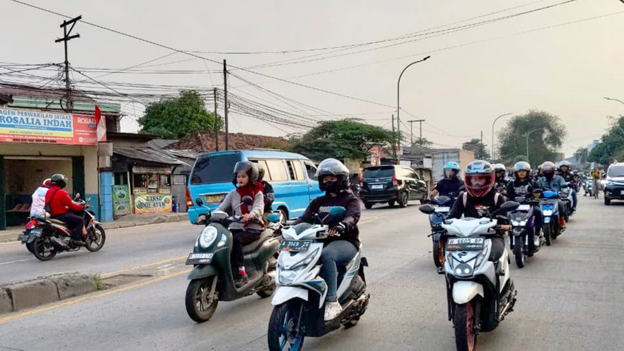 Keseruan Komunitas Honda BeAT Tangerang di Event BeAT and Battle, Dari Rolling City hingga Turnamen E-Sport