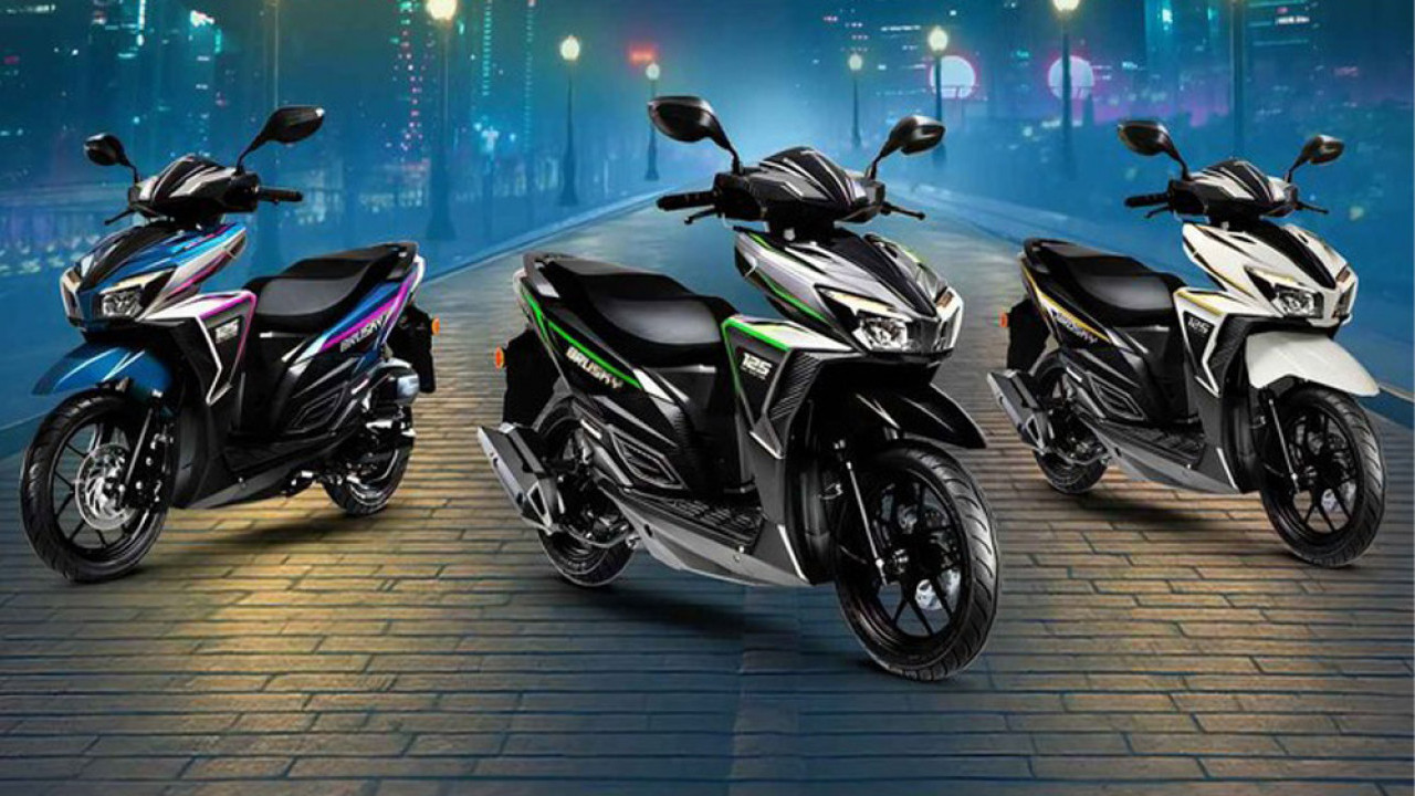 Geger!  'Geng Ijo'  Rilis Matic Kawasaki Brusky 125, Tampang Sangar ala Ninja Siap Jegal Honda Vario!