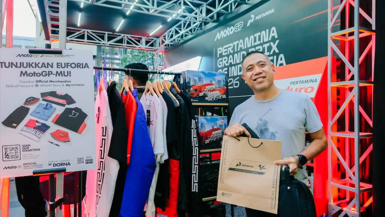 Dukung Mario Aji dan Veda Ega, Bright Store Hadirkan Official Merchandise MotoGP Mandalika 2026