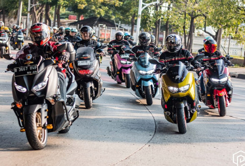 Bangga Tampil Berkendara MAXimal di Ramadhan Sunset Ride MAXi Yamaha