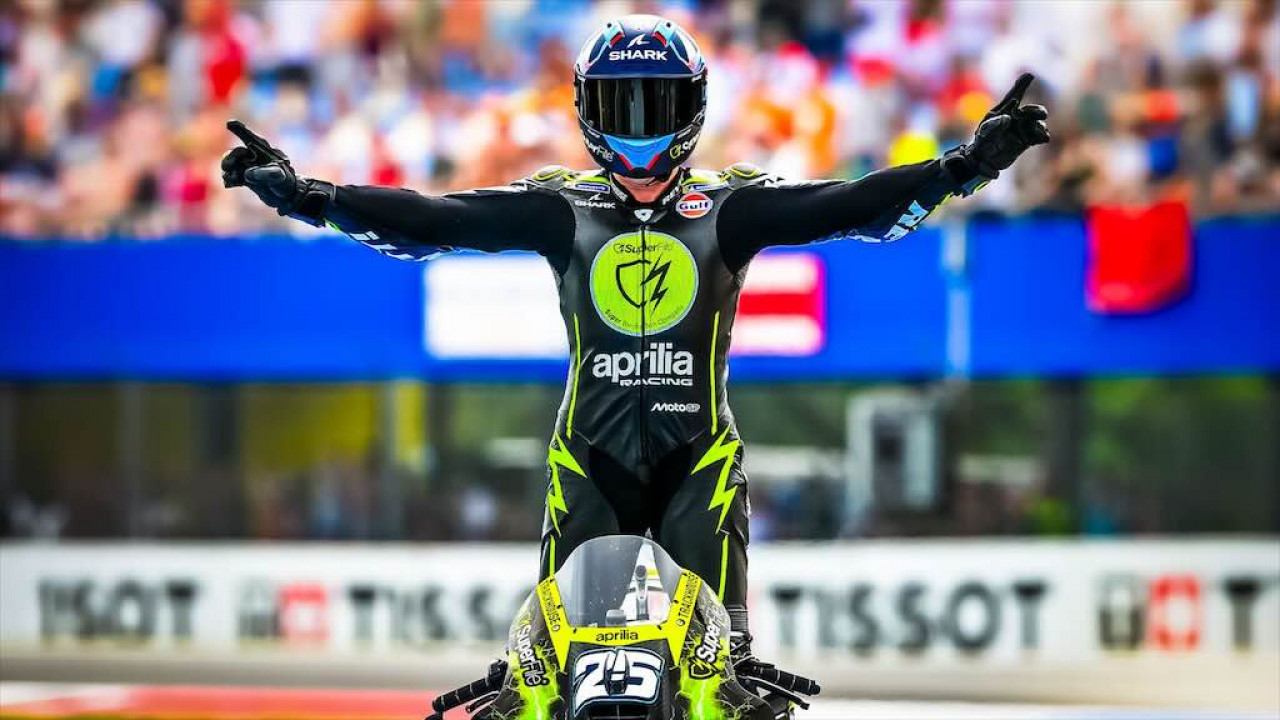 Raul Fernandez Menang Sprint Race MotoGP Belanda 2026, Trackhouse Dominasi Sirkuit Assen