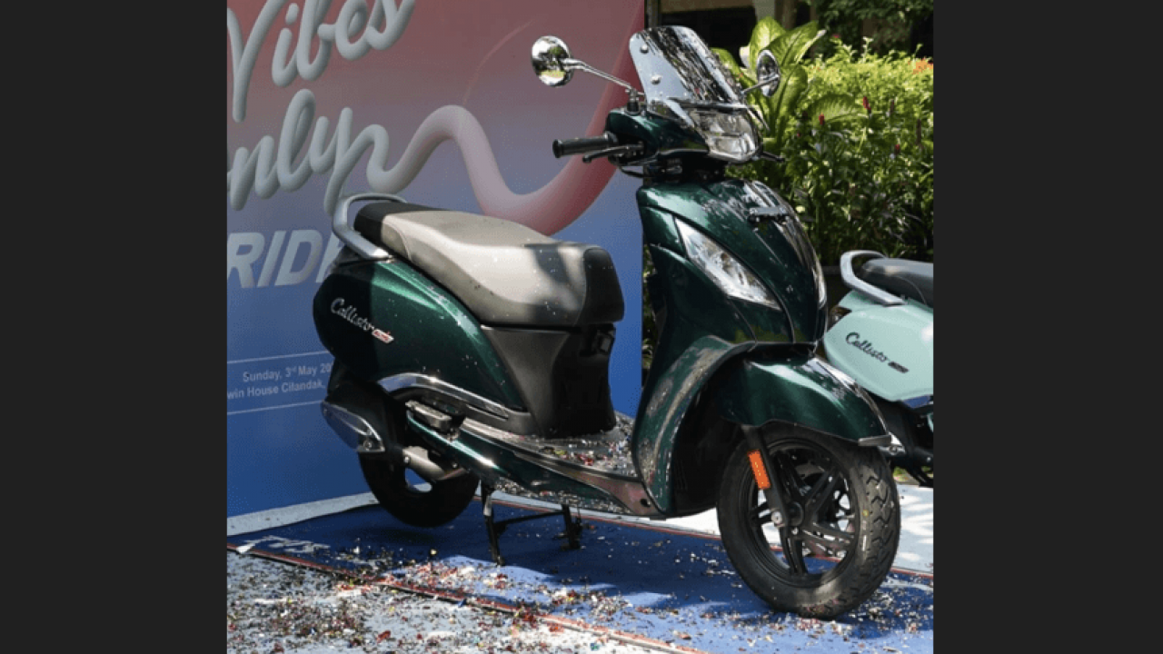 Makin Berkelas! TVS Callisto 125 Punya Warna Baru Emerald Green, Segini Banderolnya