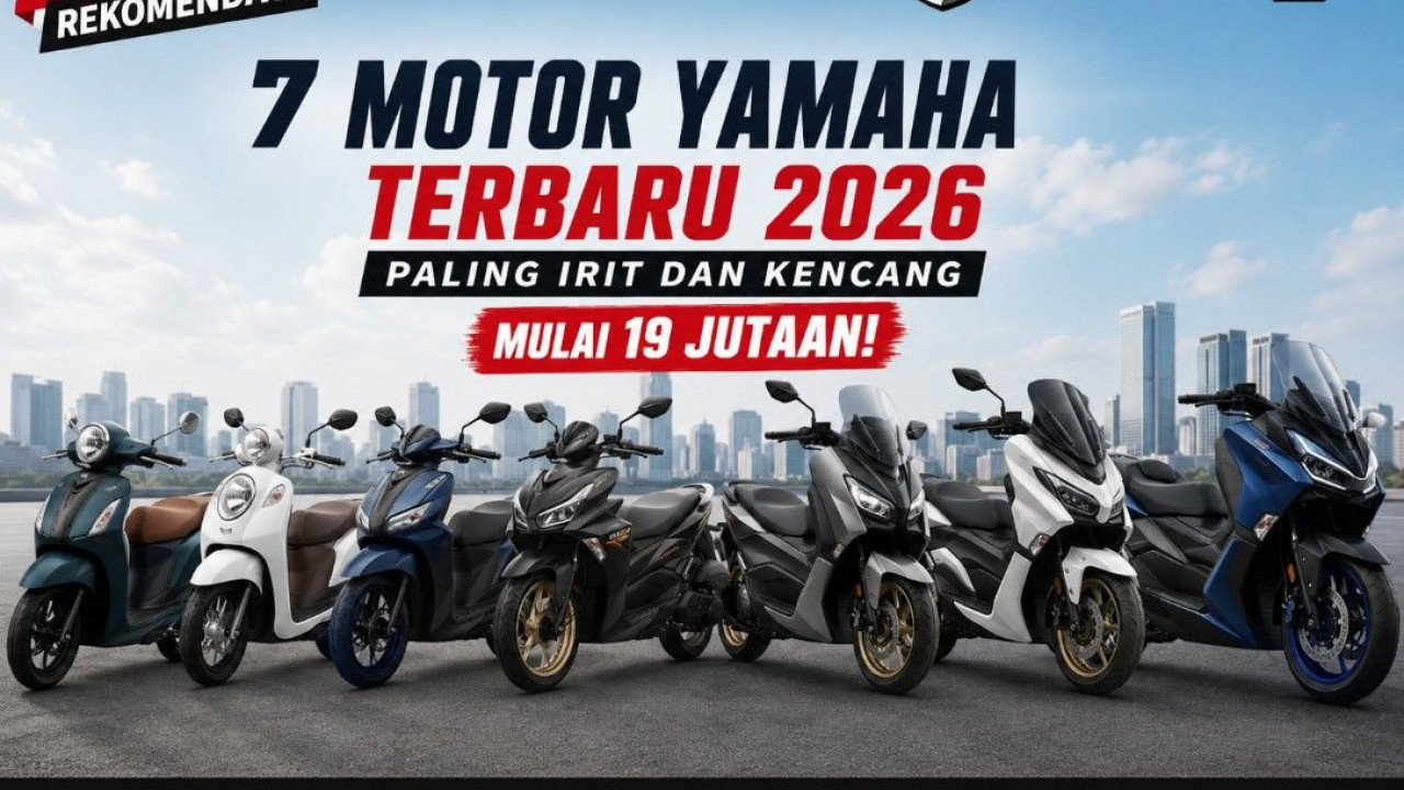 7 Motor Yamaha Terbaru 2026 Paling Irit dan Kencang, Mulai 19 Jutaan!