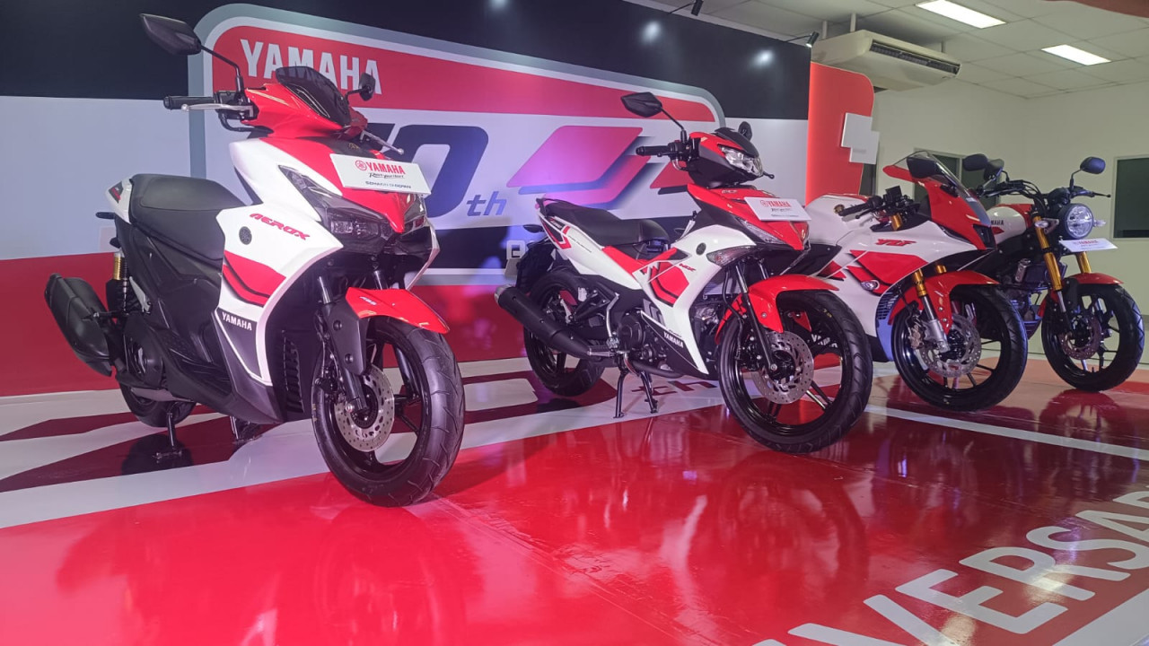 Yamaha Rilis Livery Spesial 70th Anniversary Buat MX King 150, Aerox Alpha Turbo, R15M, dan XSR 155, Dijual Mulai Rp 28 Jutaan
