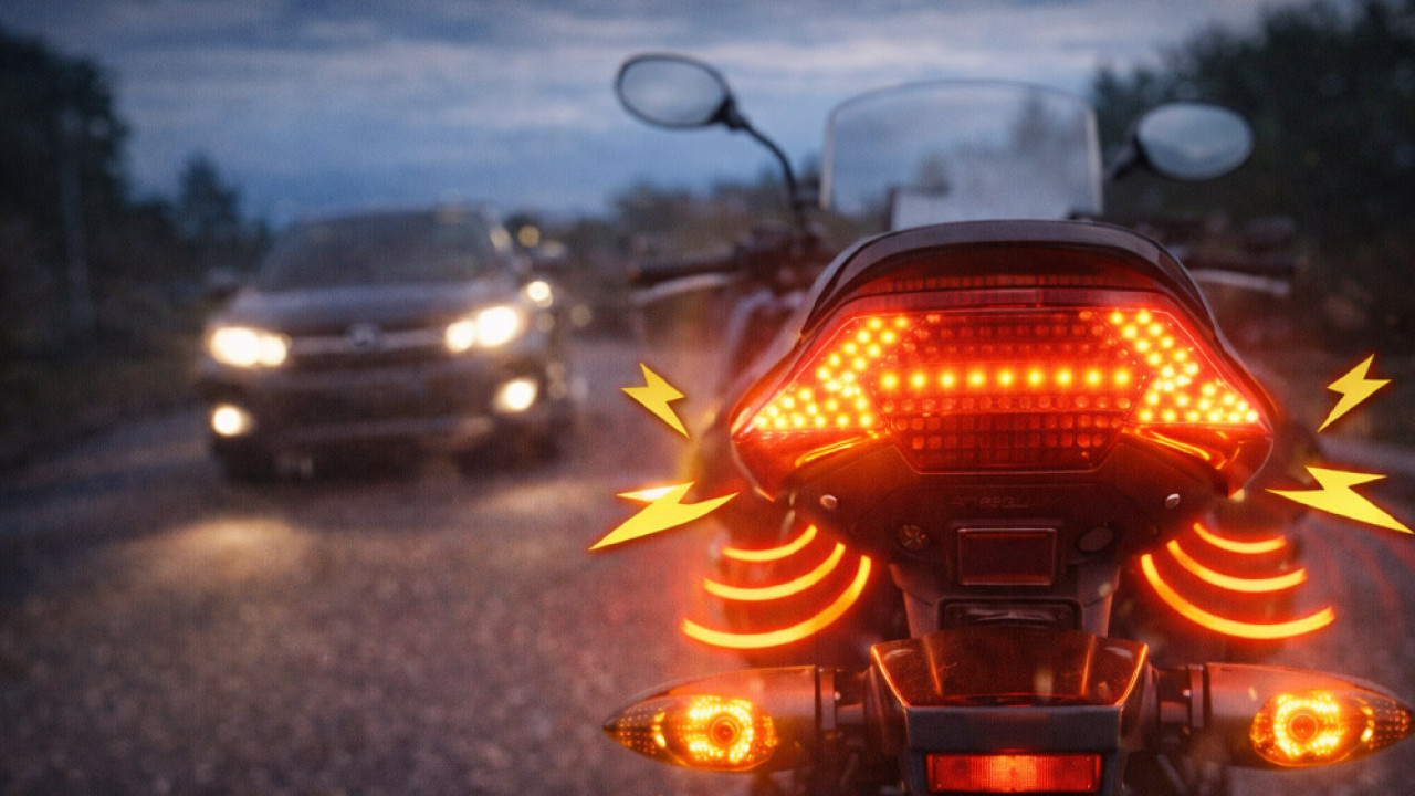 Smart Tail Light Motor: Lampu Belakang Pintar yang Bikin Berkendara Lebih Aman