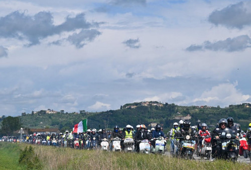 Pecah!, Vespa World Days 2024 Diserbu Puluhan Ribu Skuteris dari Seluru Dunia