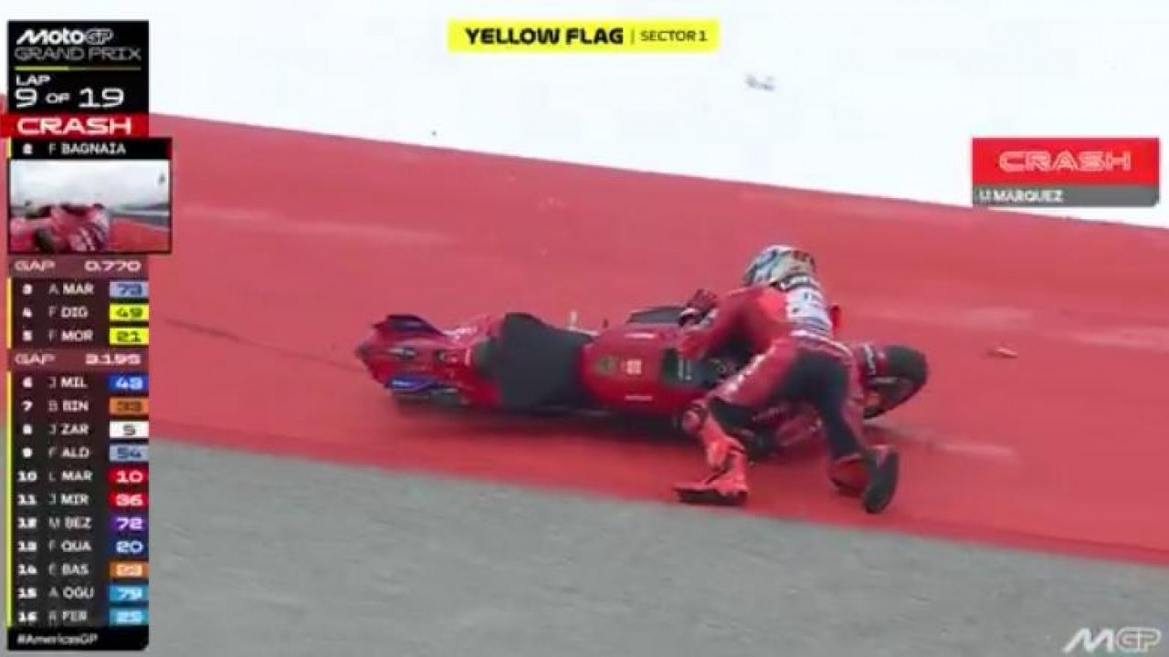 Rentetan Kecelakaan Sejak 2019, Ini Kronologi Cedera Bahu Kanan Marc Marquez di MotoGP