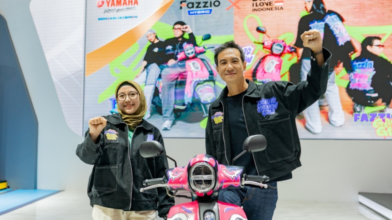 Kolaborasi Anak Bangsa, Yamaha x Damn! I Love Indonesia Perkuat Fashion Lifestyle Fazzio Hybrid