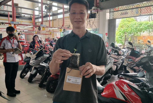 Servis Motor Honda Bisa Dapat Bibit Tanaman Gratis