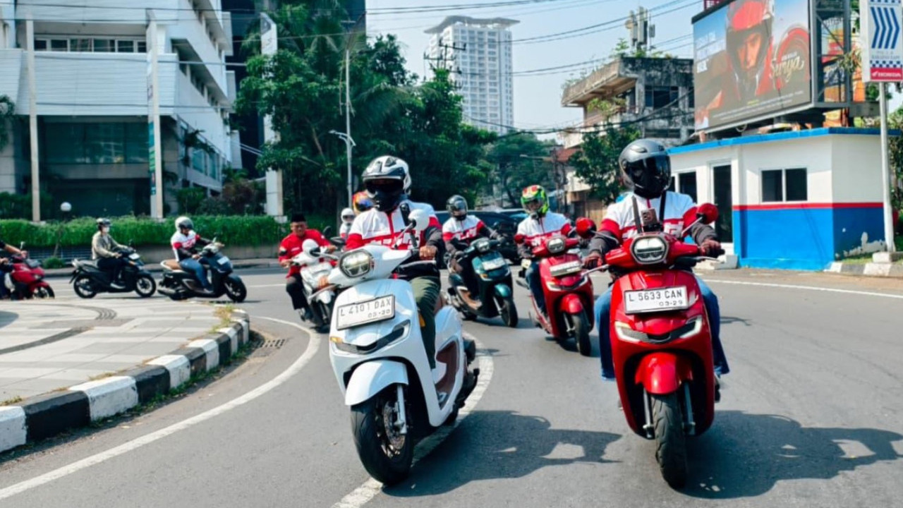 Sunmori Ride in Style Honda Stylo 160 Ramaikan Surabaya dengan Nuansa Urban Premium