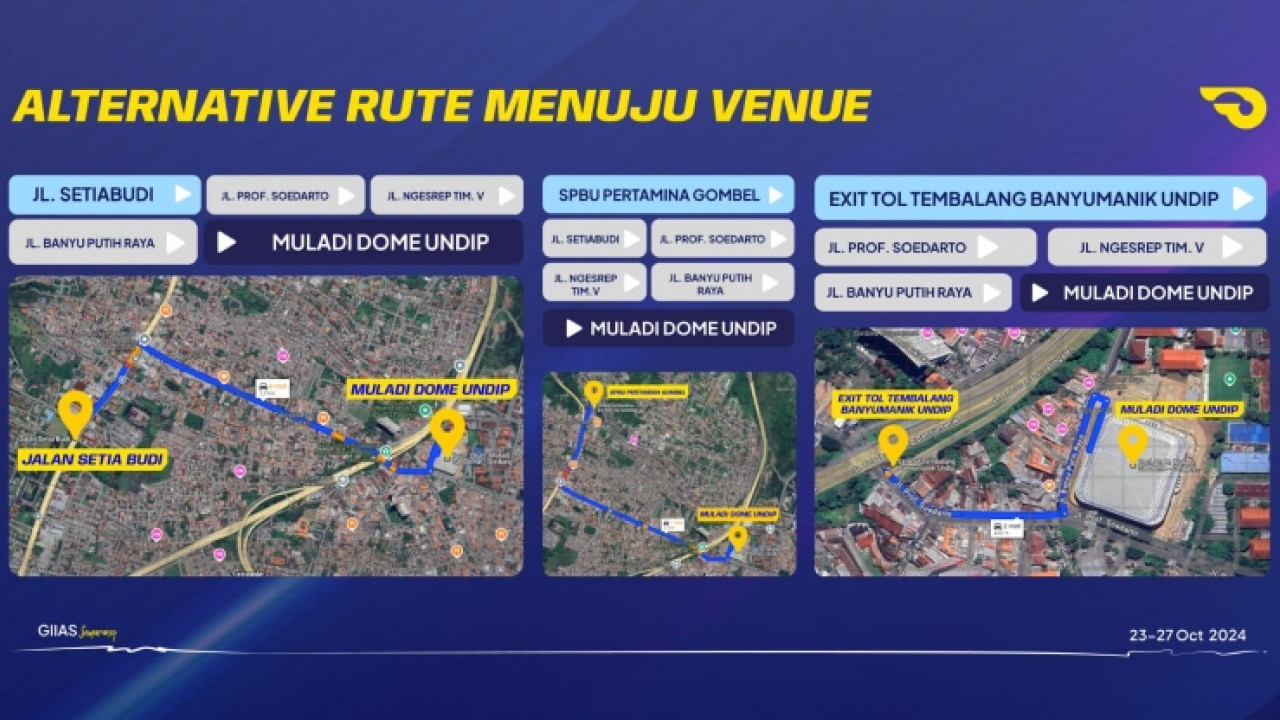 Hadir Sebentar Lagi! GIIAS Semarang 2024 Tempati Lokasi Baru di Muladi Dome UNDIP, Berikut Rutenya