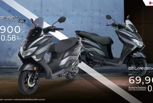 Suzuki Burgman Street GL 2024 Tampil Ala Honda PCX, Kini Dijual di Thailand