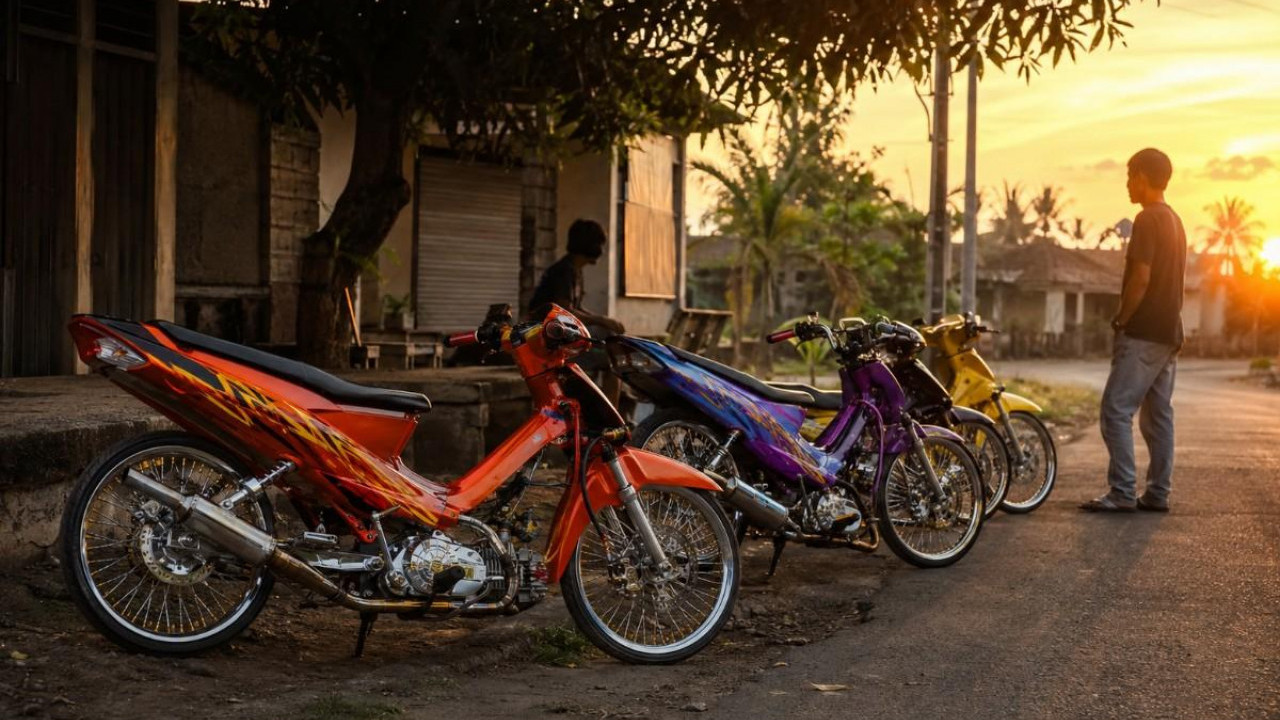 Bikin Nostalgia, Ini Gaya Modifikasi Motor Tahun 90-an yang Pernah Merajai Jalanan