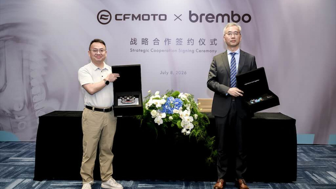 CFMoto dan Brembo Berkolaborasi Kembangkan Sistem Pengereman untuk Motor Generasi Terbaru