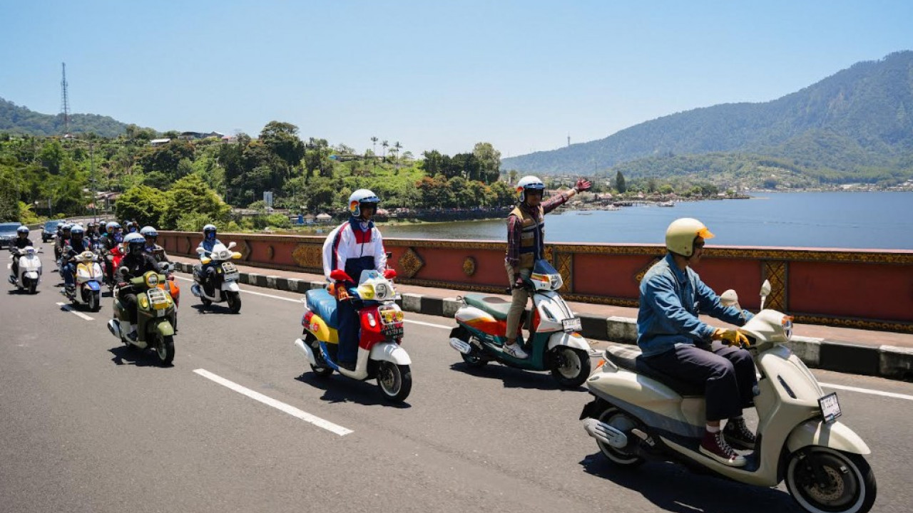 Clan of Classy Vol.3 Gas ke Bali, Yamaha Fazzio Hybrid dan Grand Filano Hybrid Diajak Eksplor Bedugul hingga Pantai Pasut