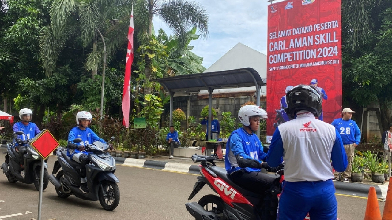 PT WMS Ajak Masyarakat Lebih Aman Berkendara Melalui #Cari_aman Skill Competition 2024