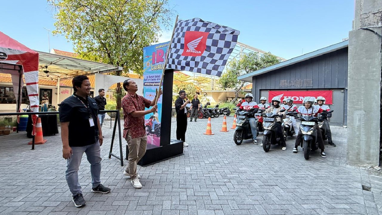 Cara Unik MPM Honda Jatim Buktikan Keiritan Honda BeAT Lewat BeAT Irit Challenge
