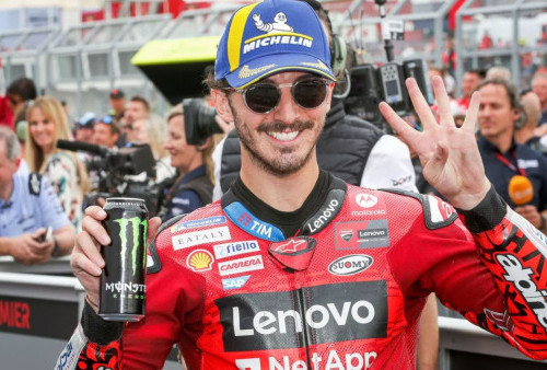 Pecco Bagnaia Rajai 'Race of Champions' Ducati