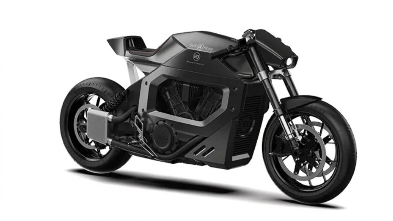 Kolaborasi Bell & Ross, Blacktrack BT-06 Cafe Racer Hadir Terinspirasi dari Jet Siluman