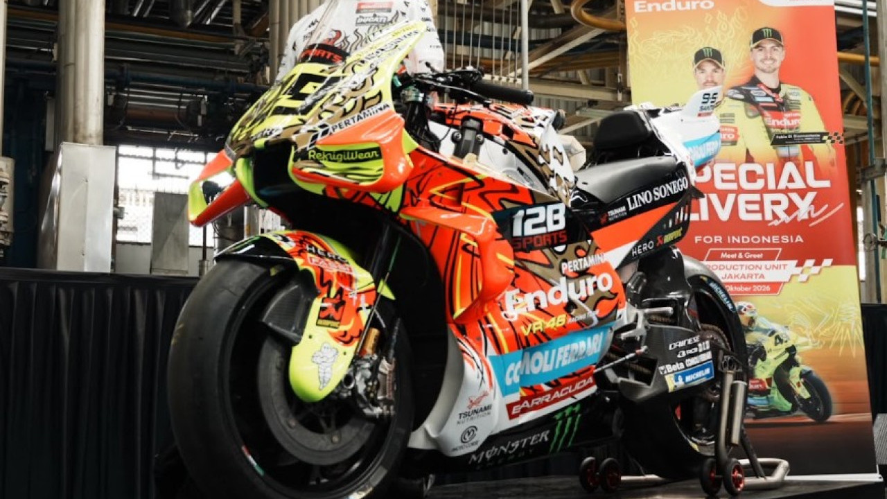 Pertamina Enduro VR46 Racing Luncurkan Livery Baru Jelang Balapan di Mandalika