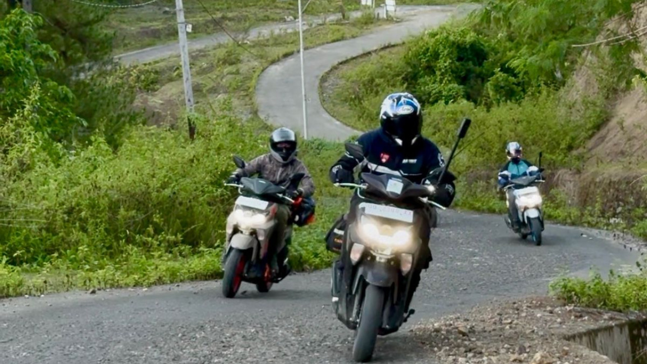 Yamaha GEAR ULTIMA Digeber 500 Km Makassar-Toraja, Buktikan Skutik Multiguna Bisa Diajak Bertualang