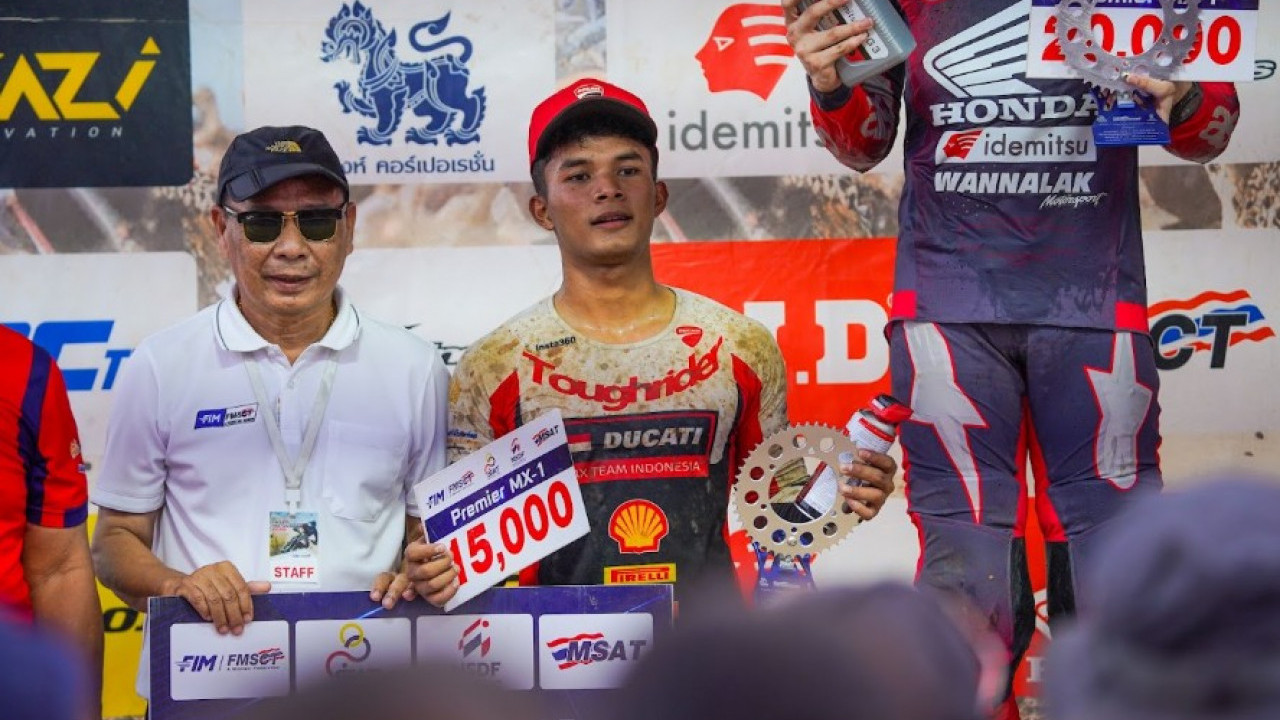 Dua Crosser Ducati MX Team Indonesia Tembus 10 Besar di FMSCT Thailand Motocross 2026 Round 9
