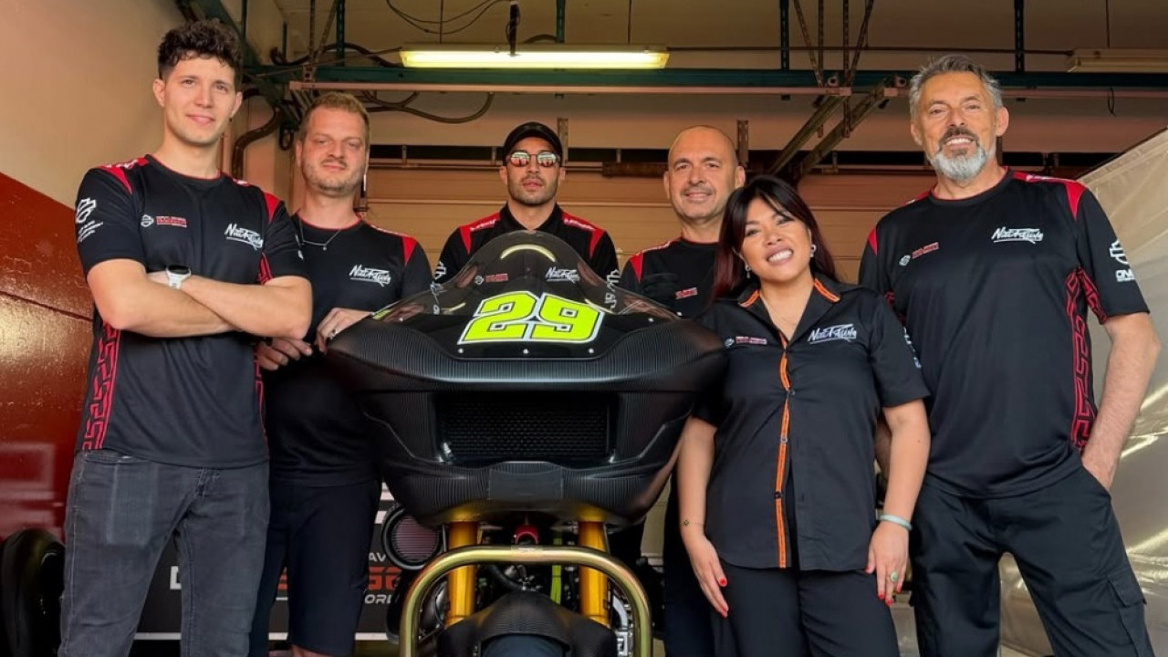 Debut di MotoGP Italia 2026, Andrea Iannone Uji Coba Motor Balap Harley-Davidson