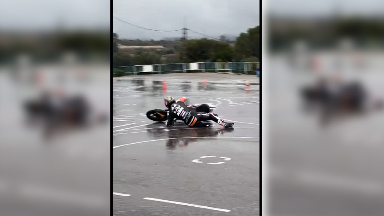 Apes! 'Ujian Sim Kedua' Maverick Vinales Gagal Karena Terjatuh