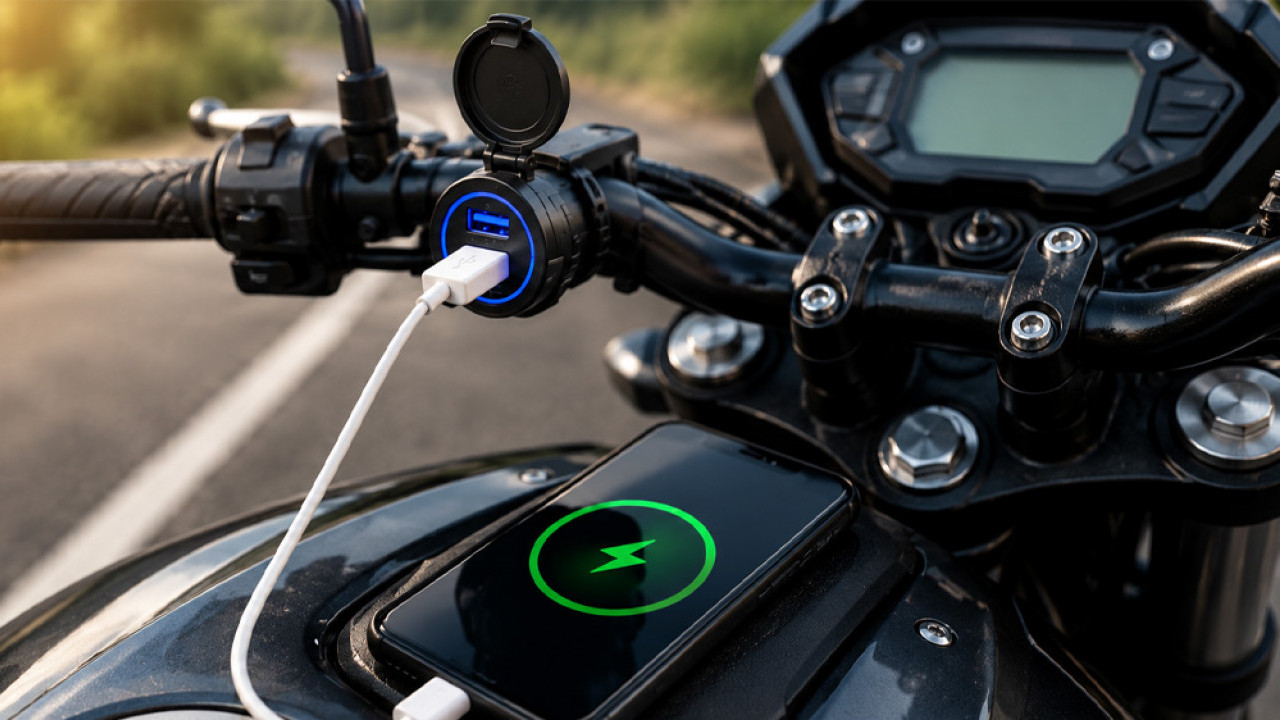Benarkah Cas HP di Motor Bisa Merusak Smartphone? Ini Fakta yang Jarang Diketahui Pengendara